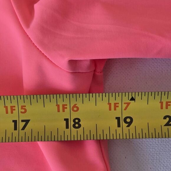 Jean Pierre Klifa Womens V Neck Pullover Solid Pink Top Size Large - Picture 8 of 10
